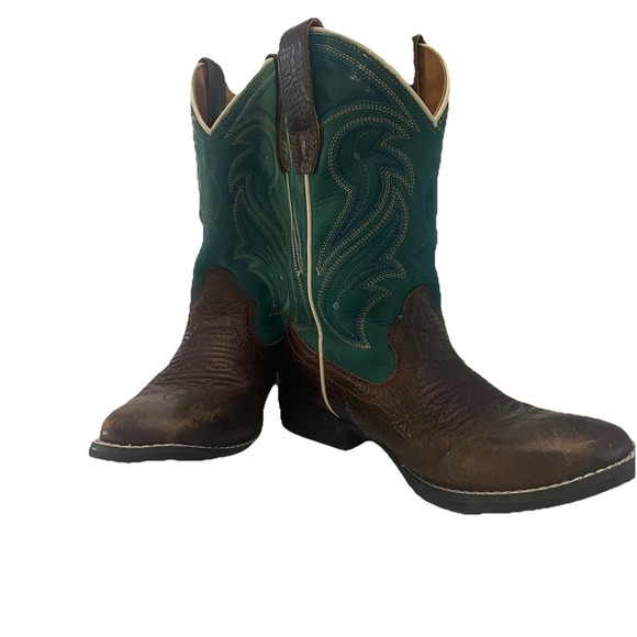 Rank 45 Other - Rank 45 Leather Kids Boots Cowboy Cowgirl Western Ranchwear